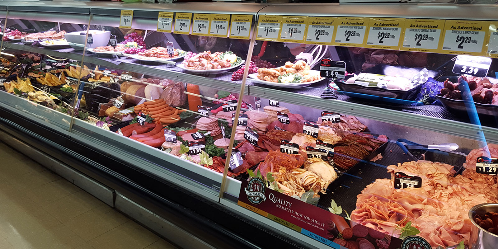 Deli Case Lighting for Prepared Foods